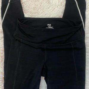 Sport Fila leggings with gray stripes